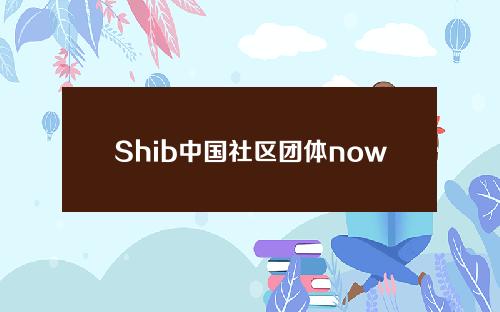 Shib中国社区团体now