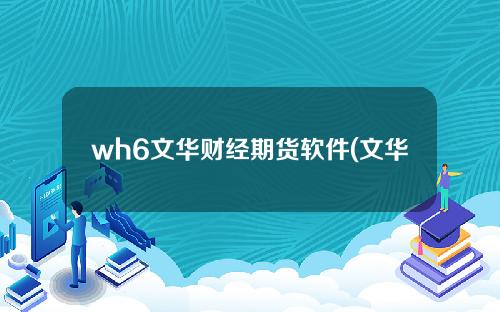 wh6文华财经期货软件(文华财经期货软件视频)