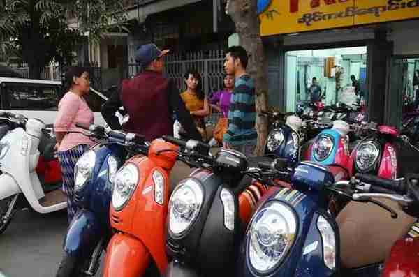 缅甸国内人民币汇率趋于稳定了，但腊戌的摩托车市场依然冷清