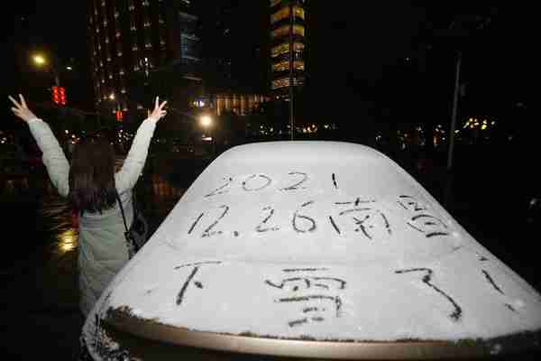 江西现入冬以来首场大规模降雪